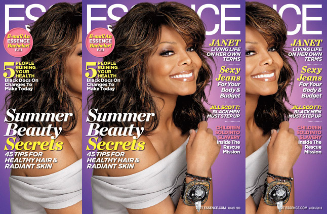 As previously reported, Pop royalty Janet Jackson posed it up for Essence 