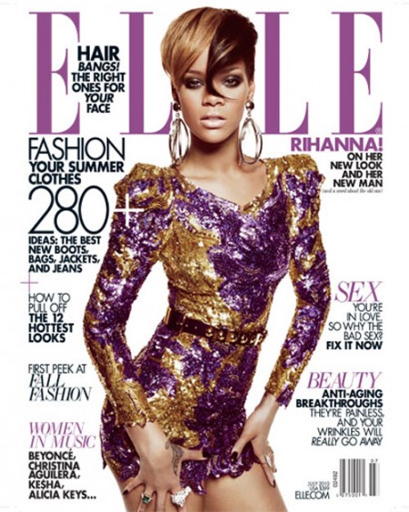 Rihanna Covers Elle - That Grape Juice