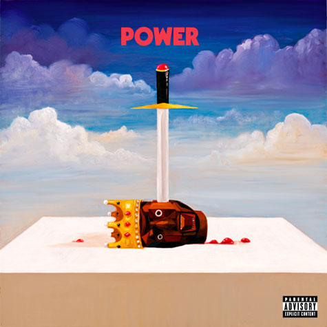 Peep the official single cover for Kanye West's new single 'Power'.