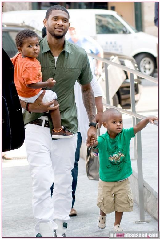 his sons Naviyd and Usher