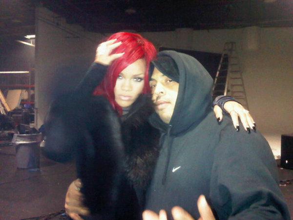 Hot Shot: Rihanna On The Set Kanye West's 'All Of The - That Grape