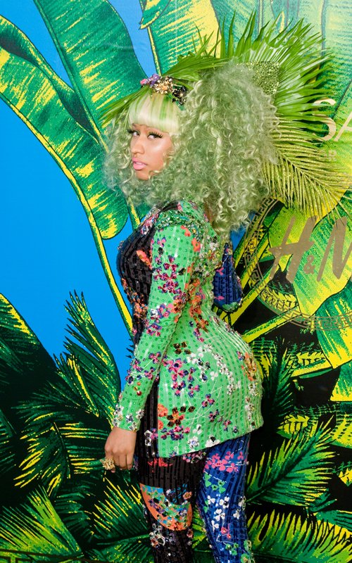 Watch: Nicki Minaj Catches Jungle Fever At 'Versace For H&M' - That Grape  Juice