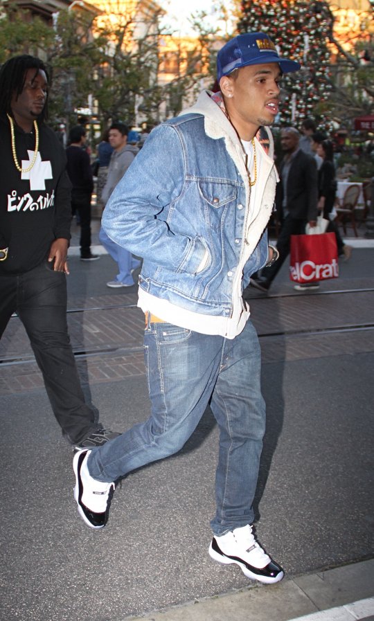 Chris Brown Sports New In Hollywood - Juice