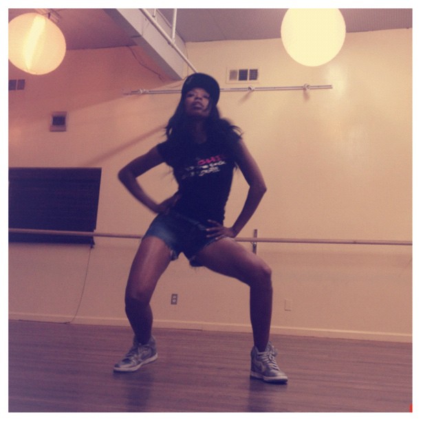 Hot Shot Brandy Rehearses For Put It Down Video That Grape Juice