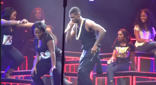 usher ur experience 2 thatgrapejuice Hilarious: Usher Slow Dances With Fans On The UR Experience