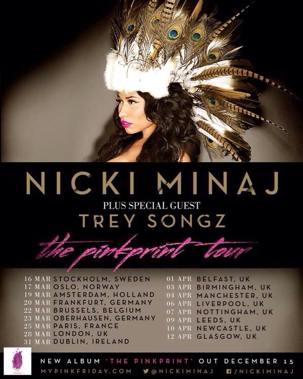 Nicki Minaj Unveils Tour Dates With Trey Songz / Shares Tour Poster