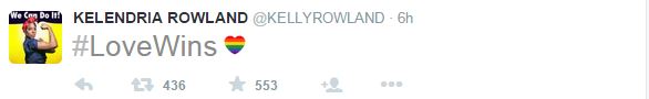 kelly rowland gay marriage tweet