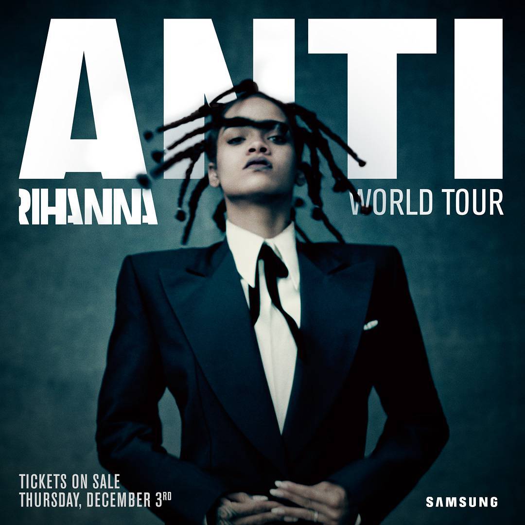 Rihanna Reveals 'ANTI World Tour' Dates That Grape Juice