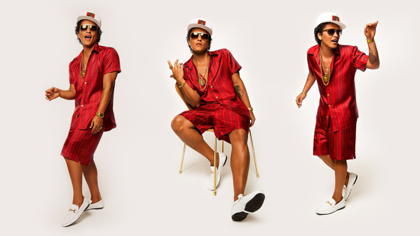 Bruno Mars brought his ’24k Magic’ campaign to British shores this 