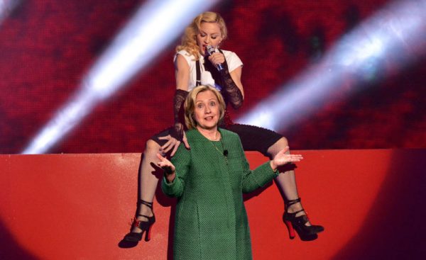 Madonna Battles Backlash After Promising Oral Sex To Hillary Clinton