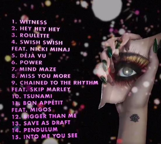 Katy Album With The Best Track Titles Entertainment Talk Gaga Daily 