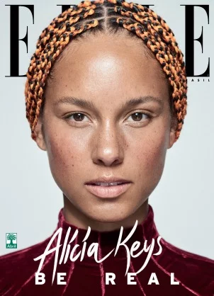 Alicia Keys Covers ELLE Brasil - That Grape Juice