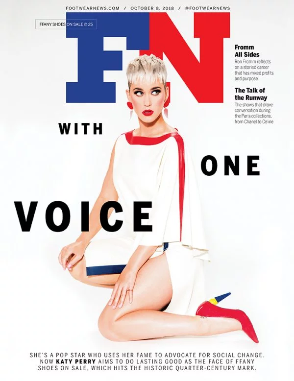 Katy Perry Discusses Brand-New Shoe Line as 'Footwear News' Cover Star