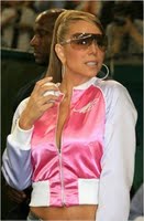 Mariah At Japanese Baseball Game