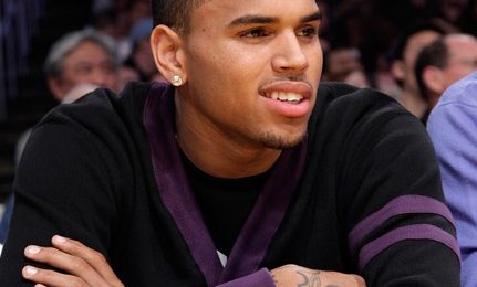 Hot Shots: Chris Brown At Lakers Game