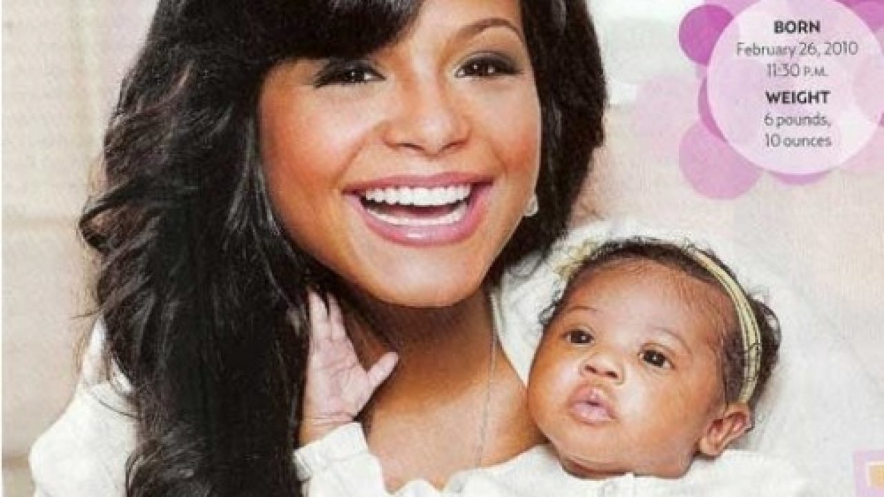 First Pic Of Christina Milian The Dream S Baby Girl That Grape Juice