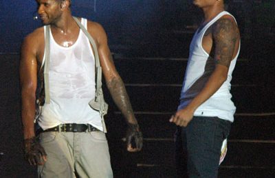 Hot Shot: Chris Brown & Usher Together In Jamaica