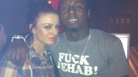 Hot Shot: Cher Lloyd In Studio With Lil' Wayne