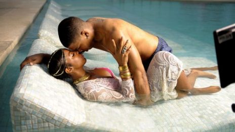 Hot Shots: Nelly & Kelly Get Steamy On 'Gone' Set