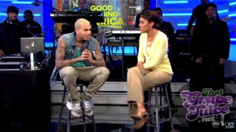 Chris Brown Visits 'Good Morning America'