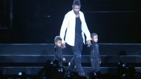 Hot Shots: Usher Celebrates 'Bring You Kids To Work Day'