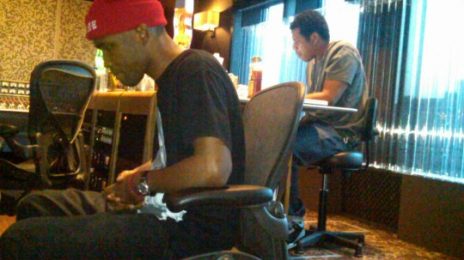Hot Shot: Frank Ocean In Studio With Jay-Z