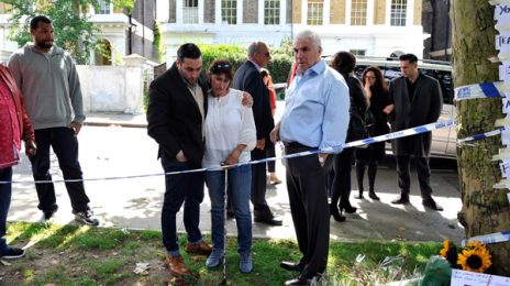 Amy Winehouse's Parents Visit Memorial Site