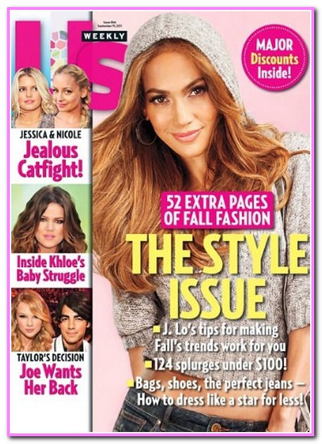 Hot Shot: Jennifer Lopez Graces US Weekly's Style Issue - That Grape Juice
