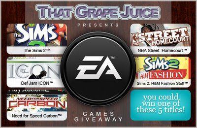Reminder: EA Games Give-Away!