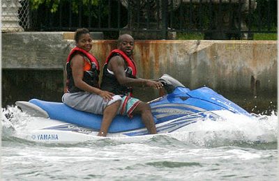 Janet and Jermaine Miami Candids