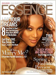 Tyra Banks Covers Essence - That Grape Juice