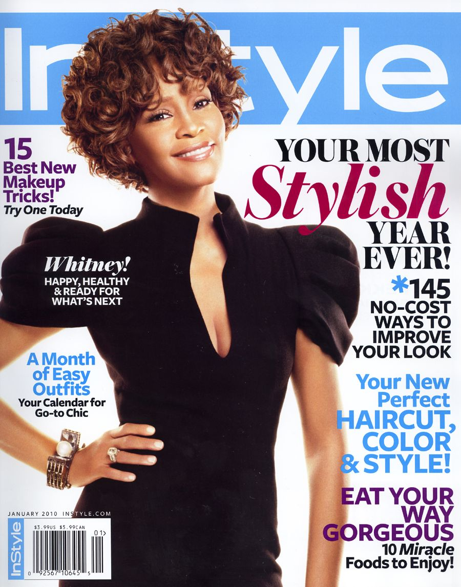 Whitney Covers InStyle Magazine