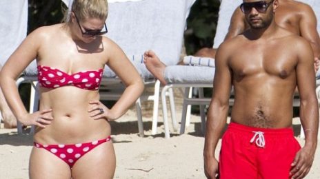 Hot Shots: JLS Star Frolics With Girlfriend Antigua 