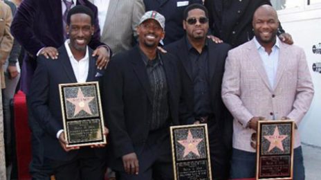 Boys II Men Receive Star On 'Hollywood Walk Of Fame'