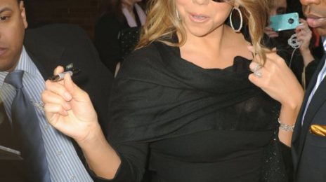 Hot Shots : Mariah Carey Mobbed At GMA