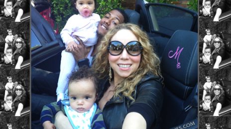 Hot Shot: Mariah & Nick Pose With 'Dem Babies'
