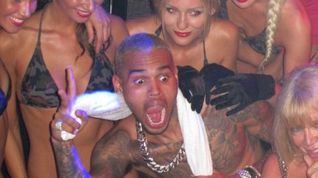 Hot Shots : Chris Brown Enjoys Wild Night In Cannes
