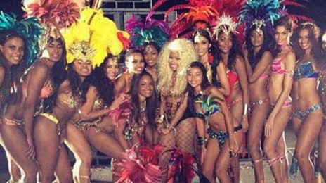 Watch: Nicki Minaj Shoots 'Pound The Alarm' Music Video