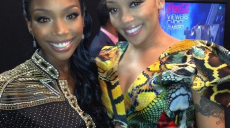 Hot Shot:  Monica and Brandy Share Snaps From Backstage of BET Awards