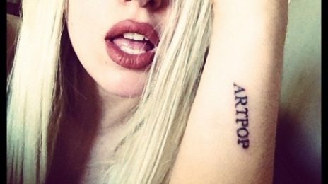 Lady GaGa Unveils New Tattoo...And Album Title?