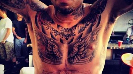 Hot Shots: Chris Brown Shares Tattoo Space...With Rihanna