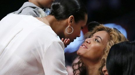 Hot Shots: Beyonce And Alicia Keys Hit NBA- All Star Game Following 'Life Is But A Dream' Airing