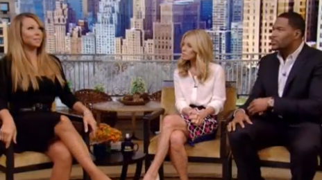 Watch:  Mariah Carey Drops By 'Live! With Kelly & Michael', Drops News On New Album Due Date