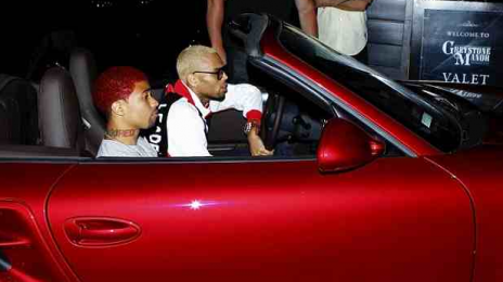 Hot Shots: Chris Brown Hits 'Greystone' With Kid Red, Karrueche Tran & JLS' Aston