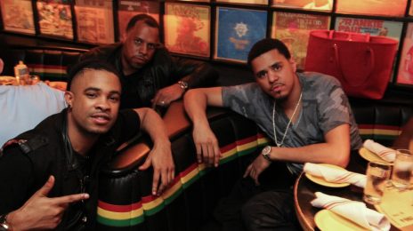 Hot Shots: Elijah Blake Celebrates B'Day With J.Cole At Jay Z's '40/40' Club