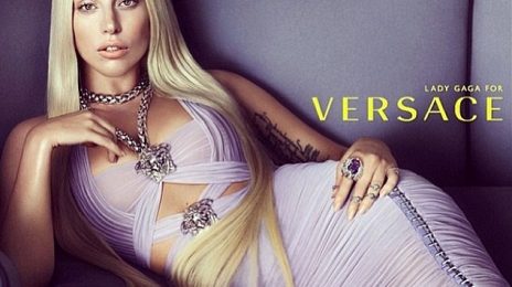 Lady GaGa Becomes Face Of Versace 