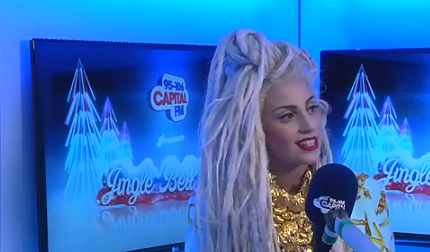 Watch: Lady GaGa Teases 'Do What U Want' Video At 'Jingle Bell Ball 2013'
