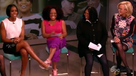 Kelly Rowland Celebrates Birthday On 'The View' / Talks Engagement & End Of 'X Factor'