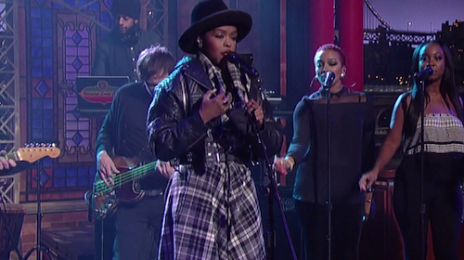 Watch: Lauryn Hill Lights Up 'Letterman' With Beatles Tribute