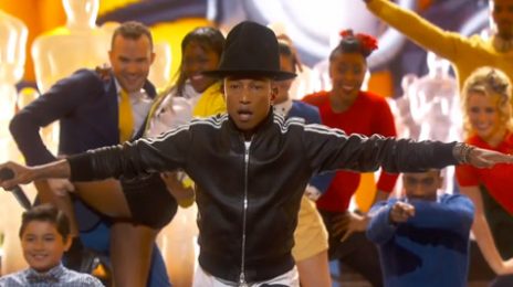 Watch:  Pharrell Rocks The Academy Awards With 'Happy'